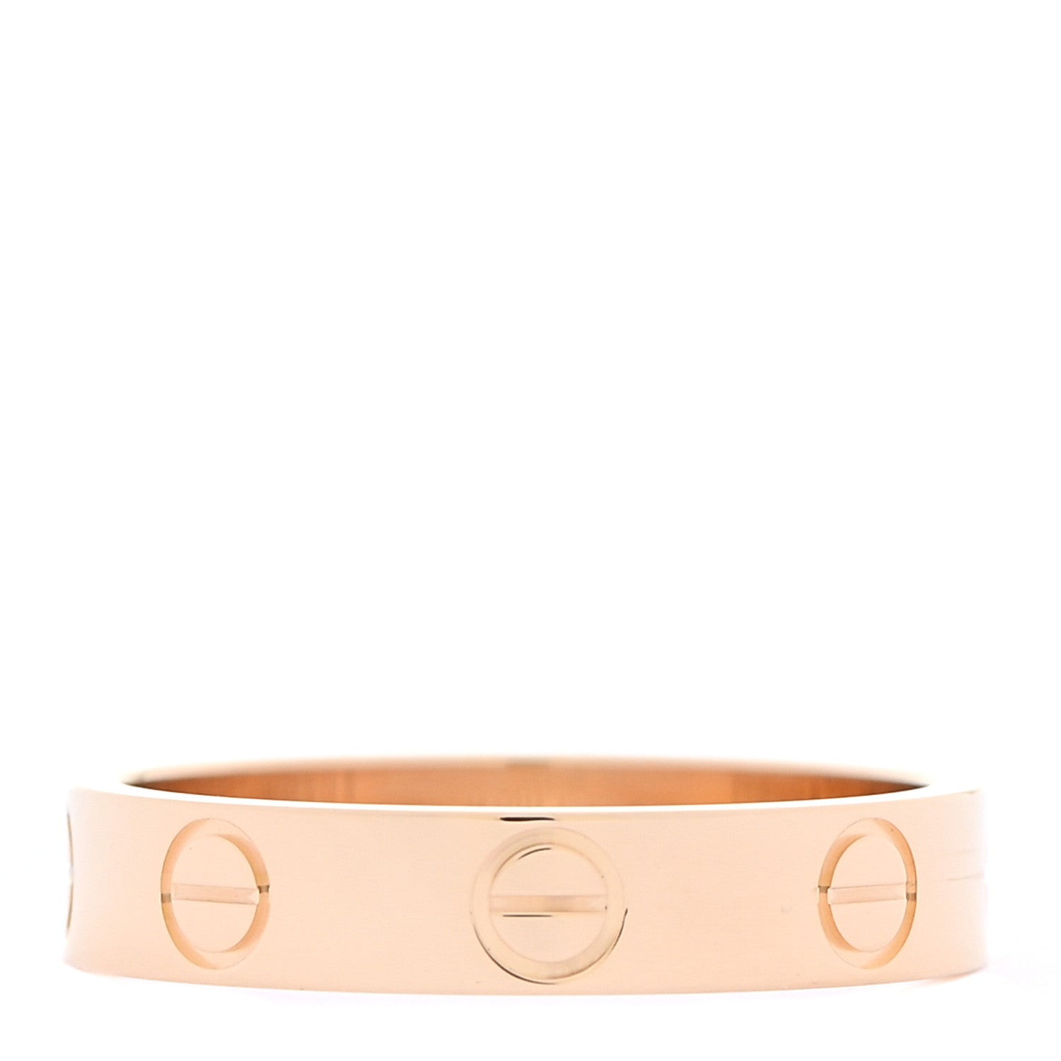 Cartier 18K Yellow Gold 3.5mm LOVE Wedding Band Ring 50 5.25 3 of 5