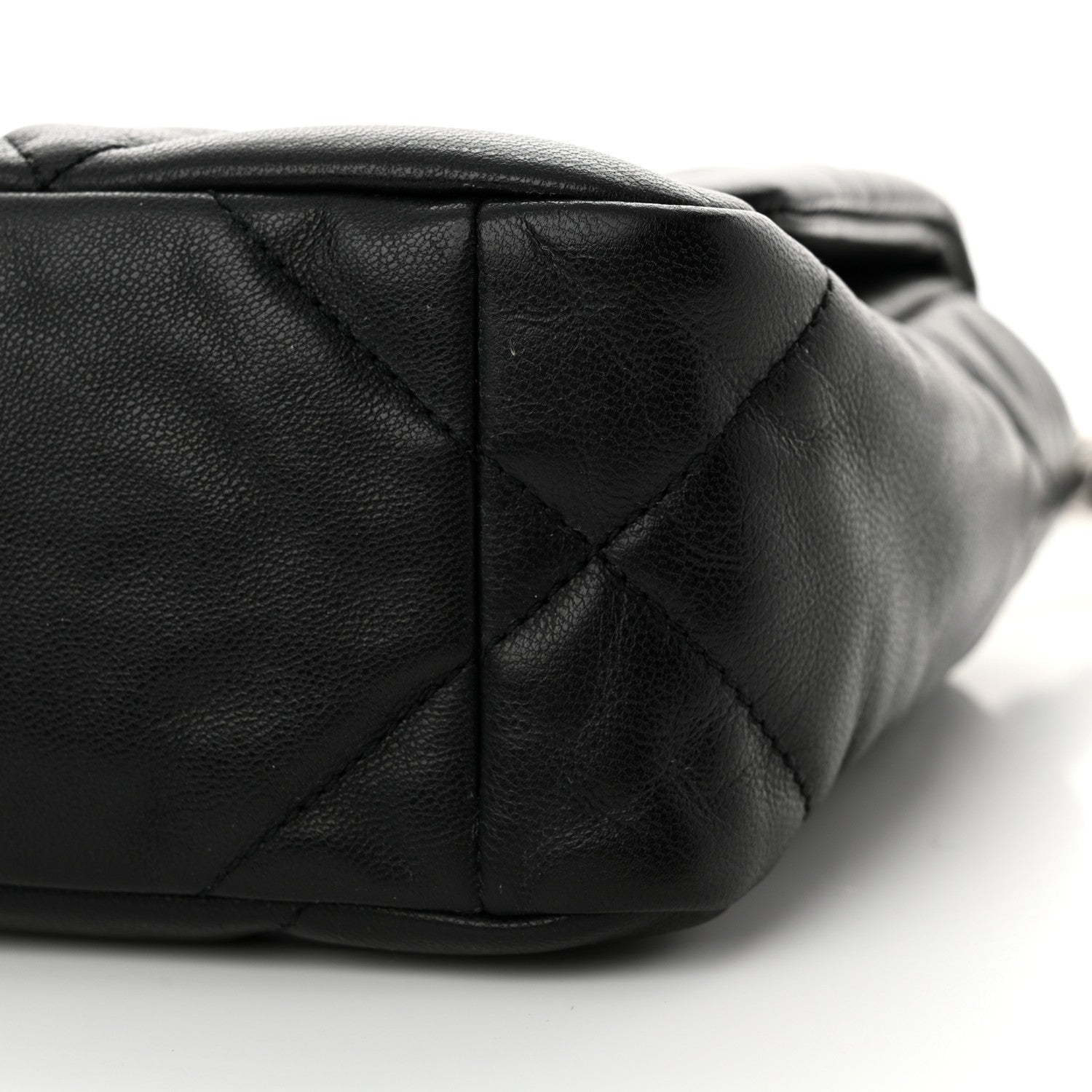 Chanel Lambskin Quilted Medium Chanel 19 Flap Black 10 of 11