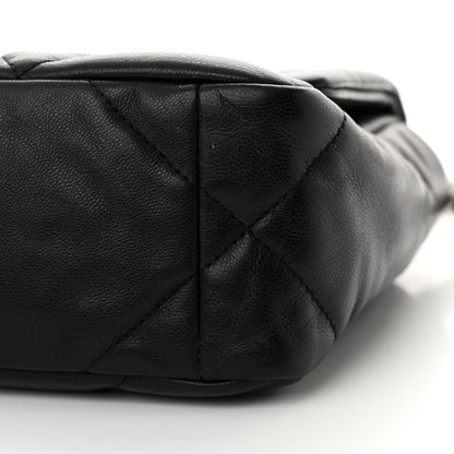 Chanel Lambskin Quilted Medium Chanel 19 Flap Black 10 of 11