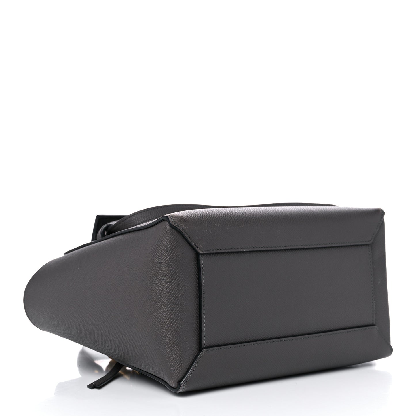 Baby Grained Calfskin Micro Belt Bag Grey