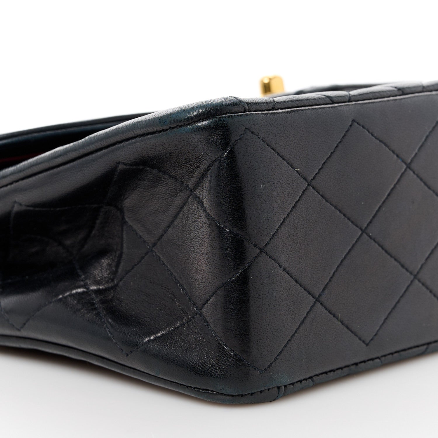 Chanel Lambskin Quilted Small Single Flap Black 11 of 13