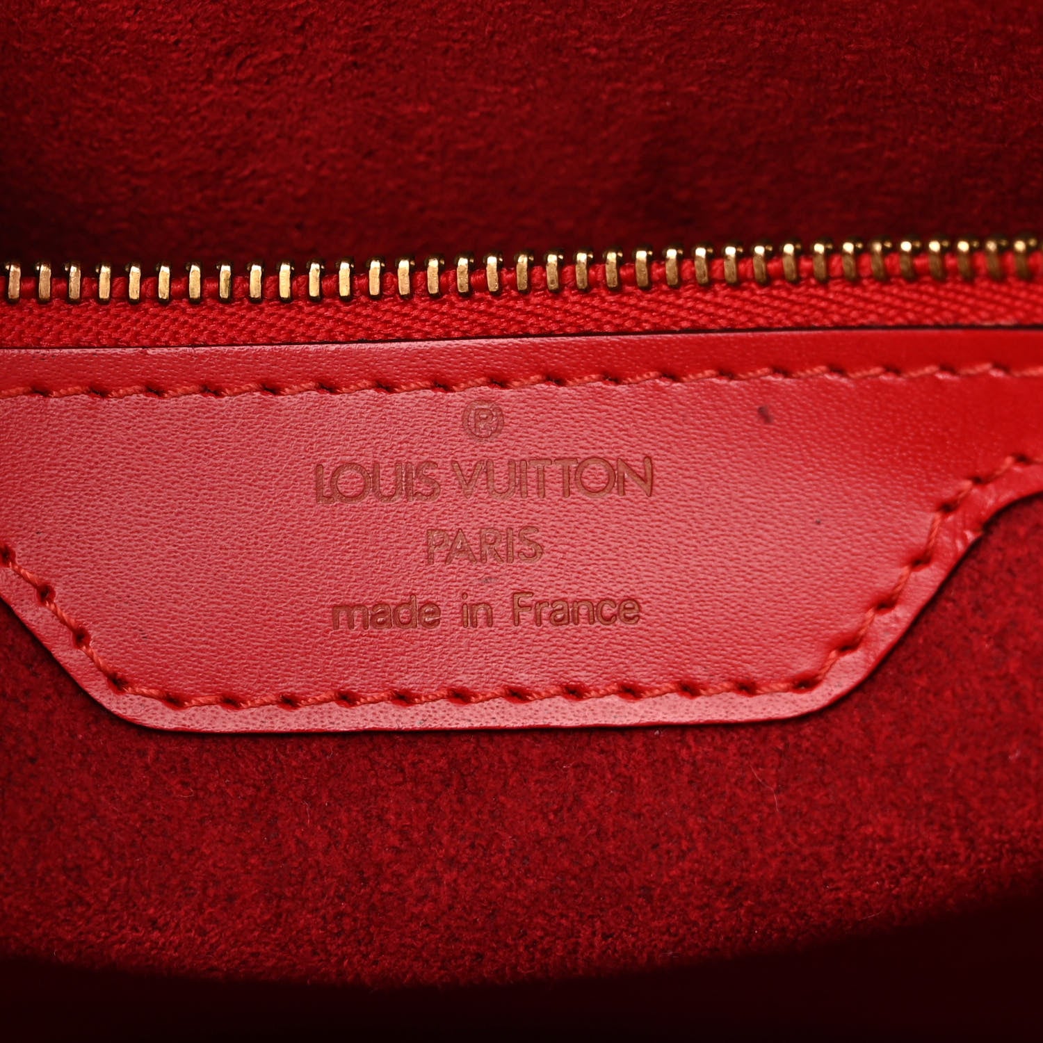 Louis Vuitton Epi Saint Jacques GM Castillan Red 6 of 14