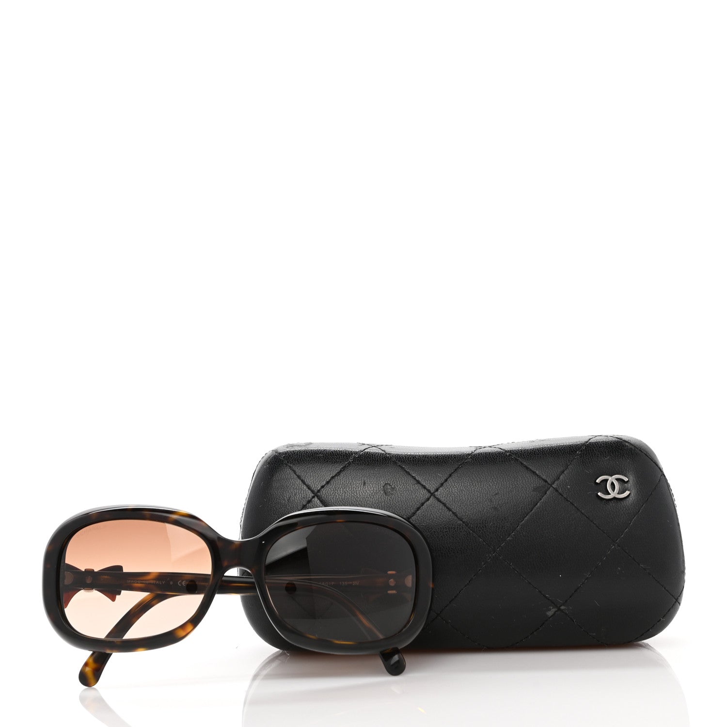 Chanel CC Bow Sunglasses 5170 Tortoiseshell 8 of 8