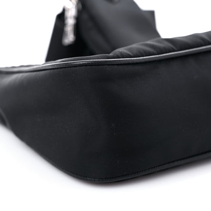 Prada Nylon Re-Edition 2005 Shoulder Bag Black 8 of 10