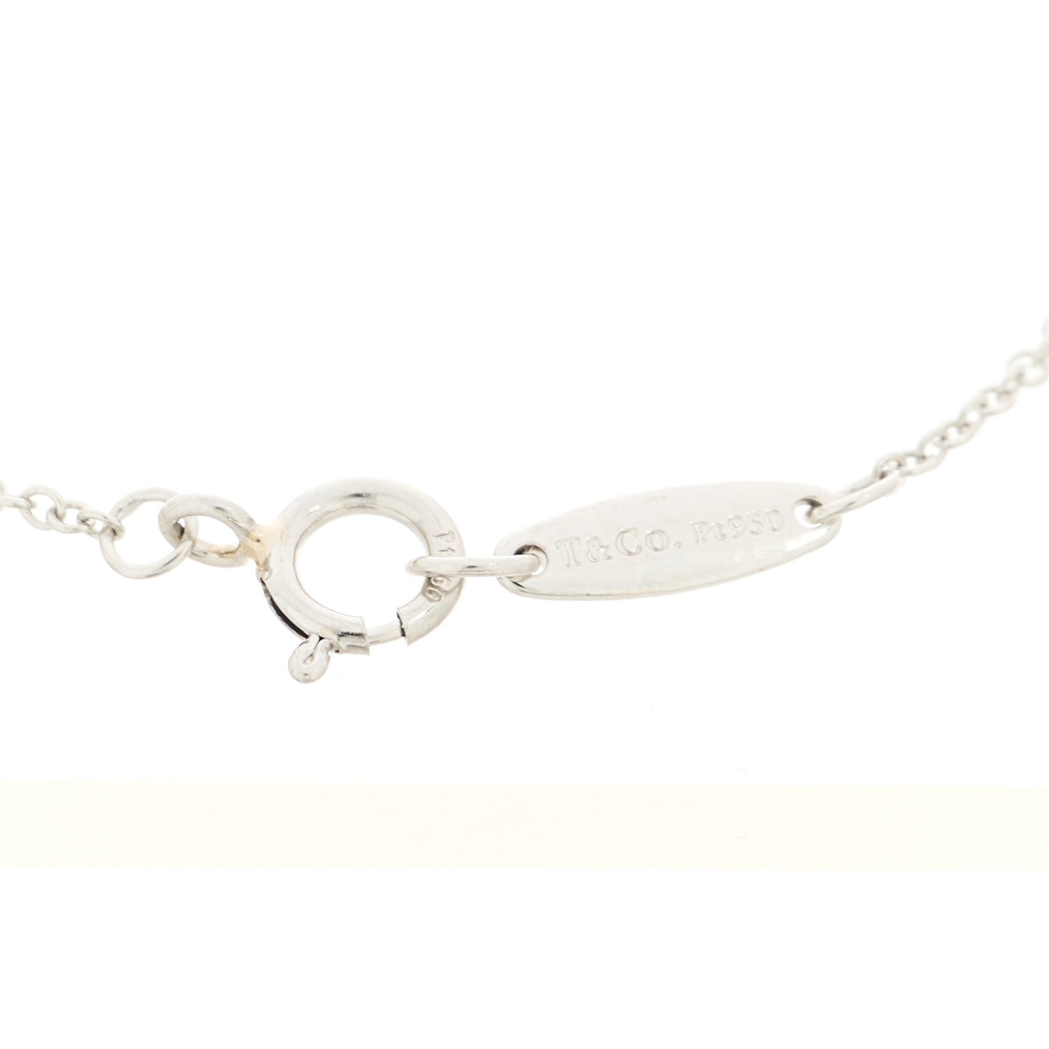 Tiffany Platinum Blue Sapphire Elsa Peretti Color By The Yard 5 Station Bracelet 3 of 5