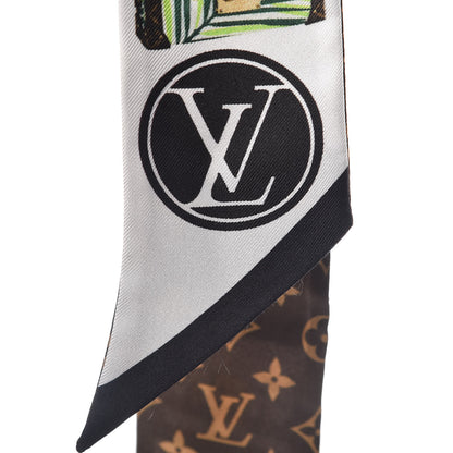 Louis Vuitton Silk Monogram Tribute To Petite Malle BB Bandeau Black 3 of 6