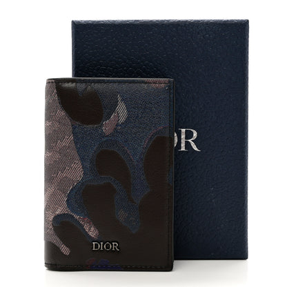 Christian Dior X Peter Doig Calfskin Camouflage Bi-Fold Wallet Multicolor 6 of 6