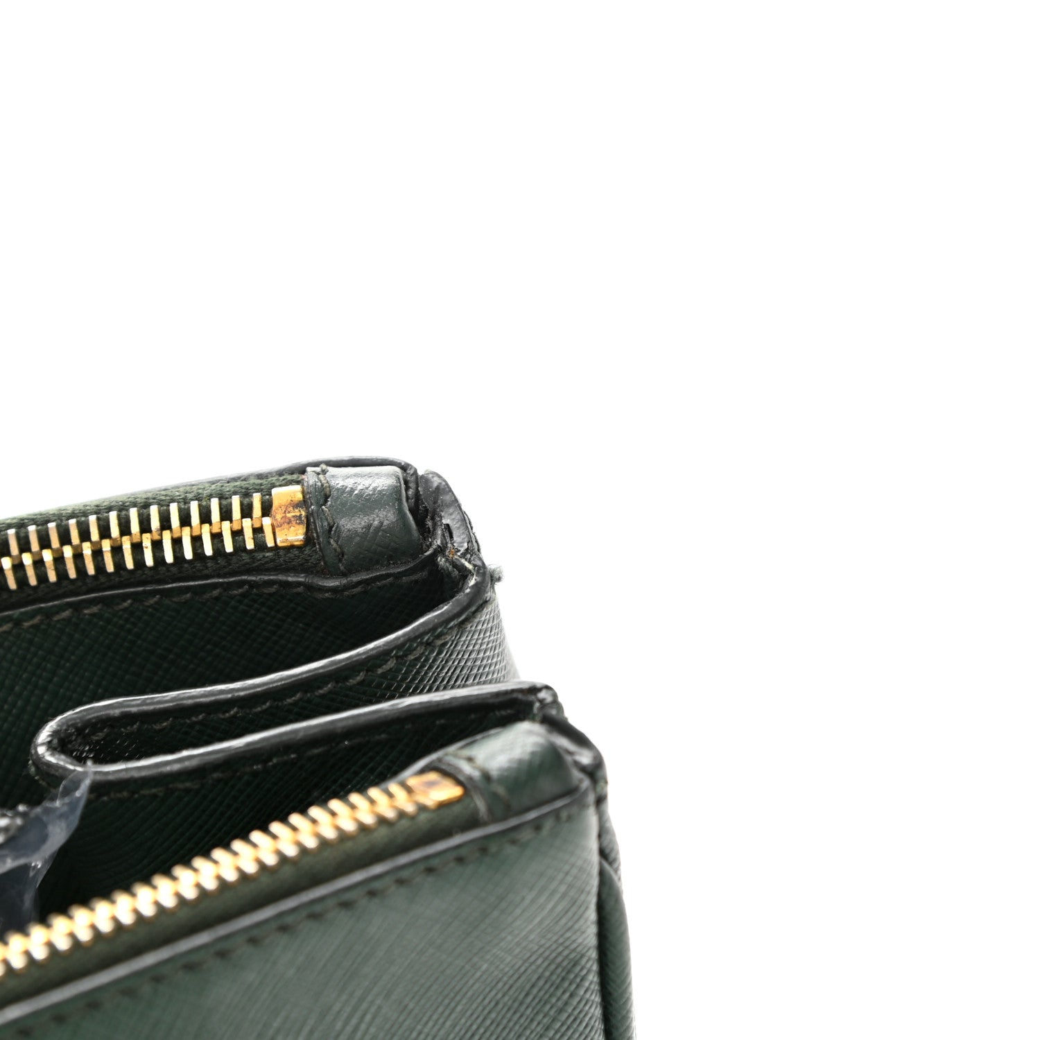 Prada Saffiano Large Galleria Double Zip Tote Militare 11 of 17