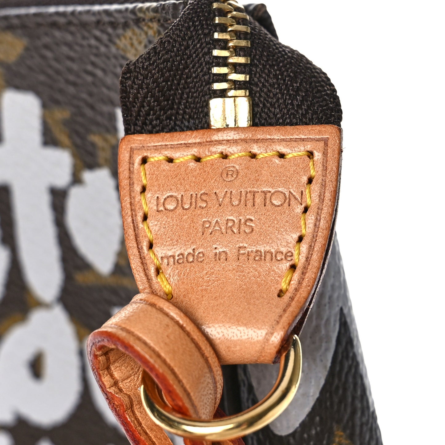 Monogram Graffiti Pochette Accessories Silver