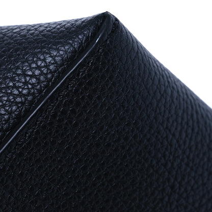 Burberry Coated Canvas Calfskin Vintage Check Medium Note Crossbody Bag Black 13 of 13