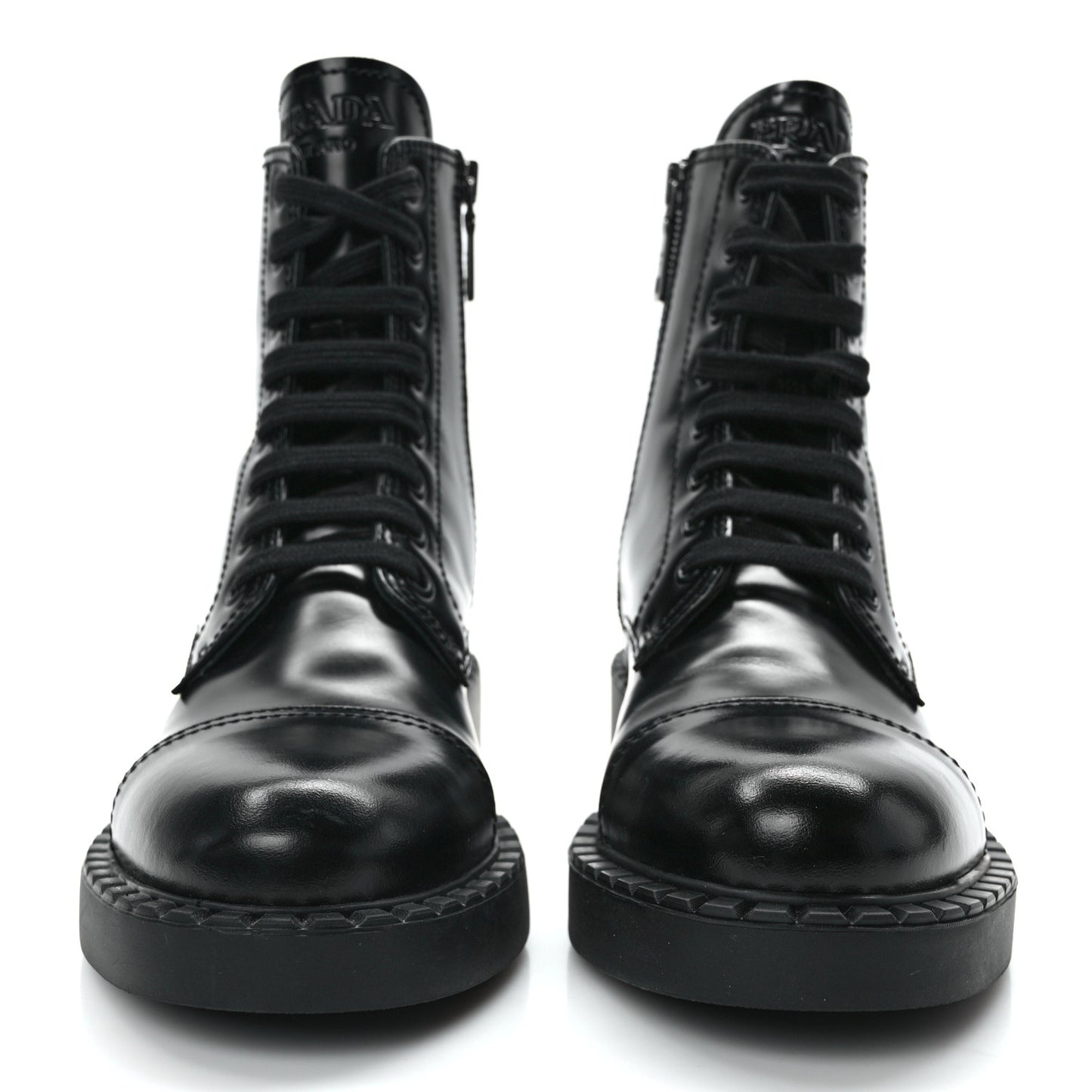 Spazzolato Chocolate 50mm Combat Boots 35.5 Black