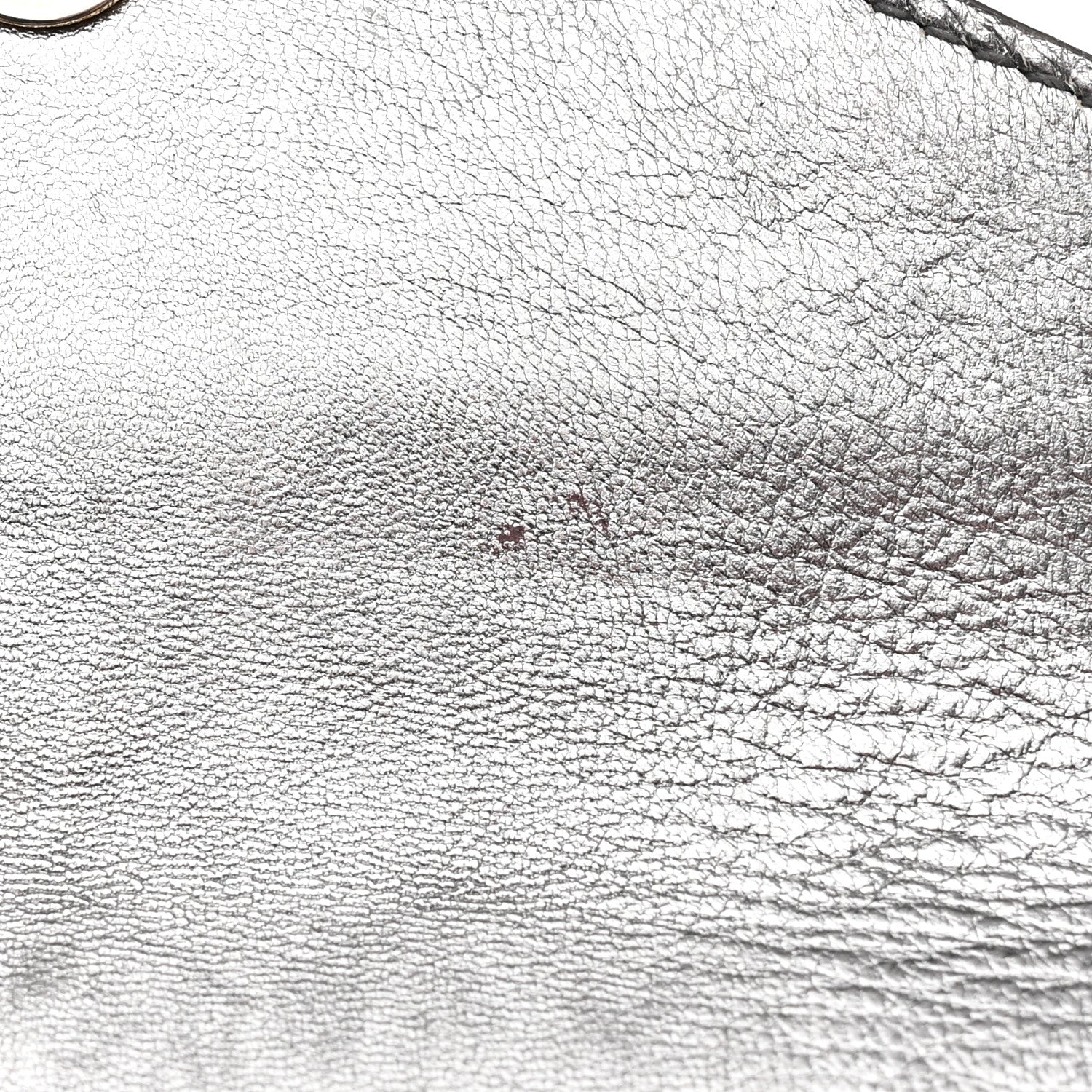 Saint Laurent Metallic Calfskin Y-Mail Clutch Silver 11 of 22