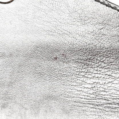 Saint Laurent Metallic Calfskin Y-Mail Clutch Silver 11 of 22