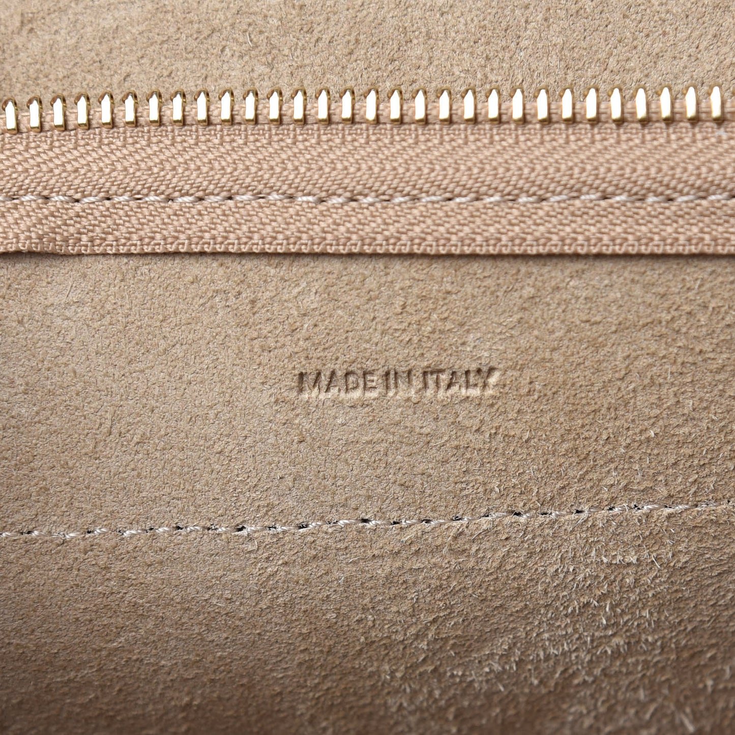 Laminated Calfskin Nano Belt Bag Gold