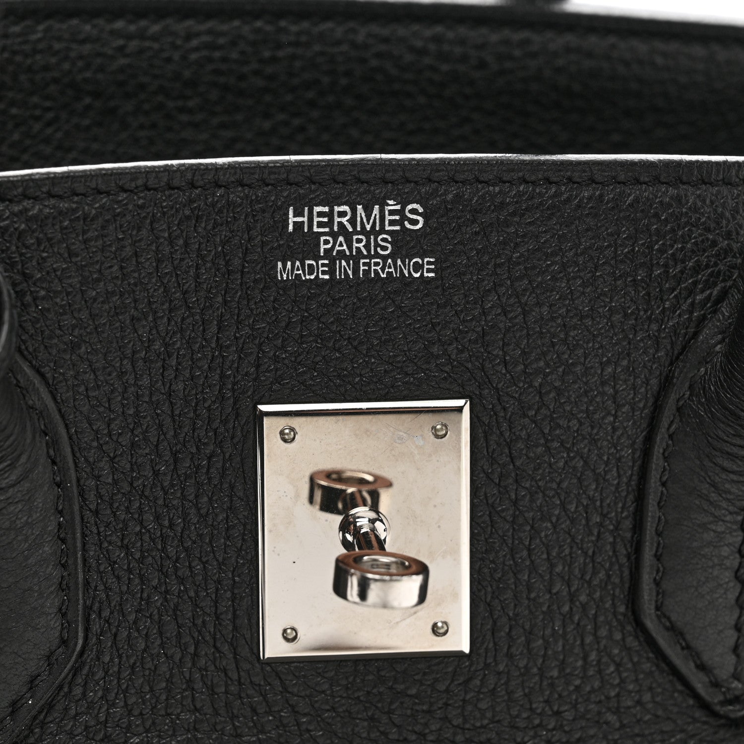 Hermes Taurillon Clemence Birkin 35 Black 7 of 13