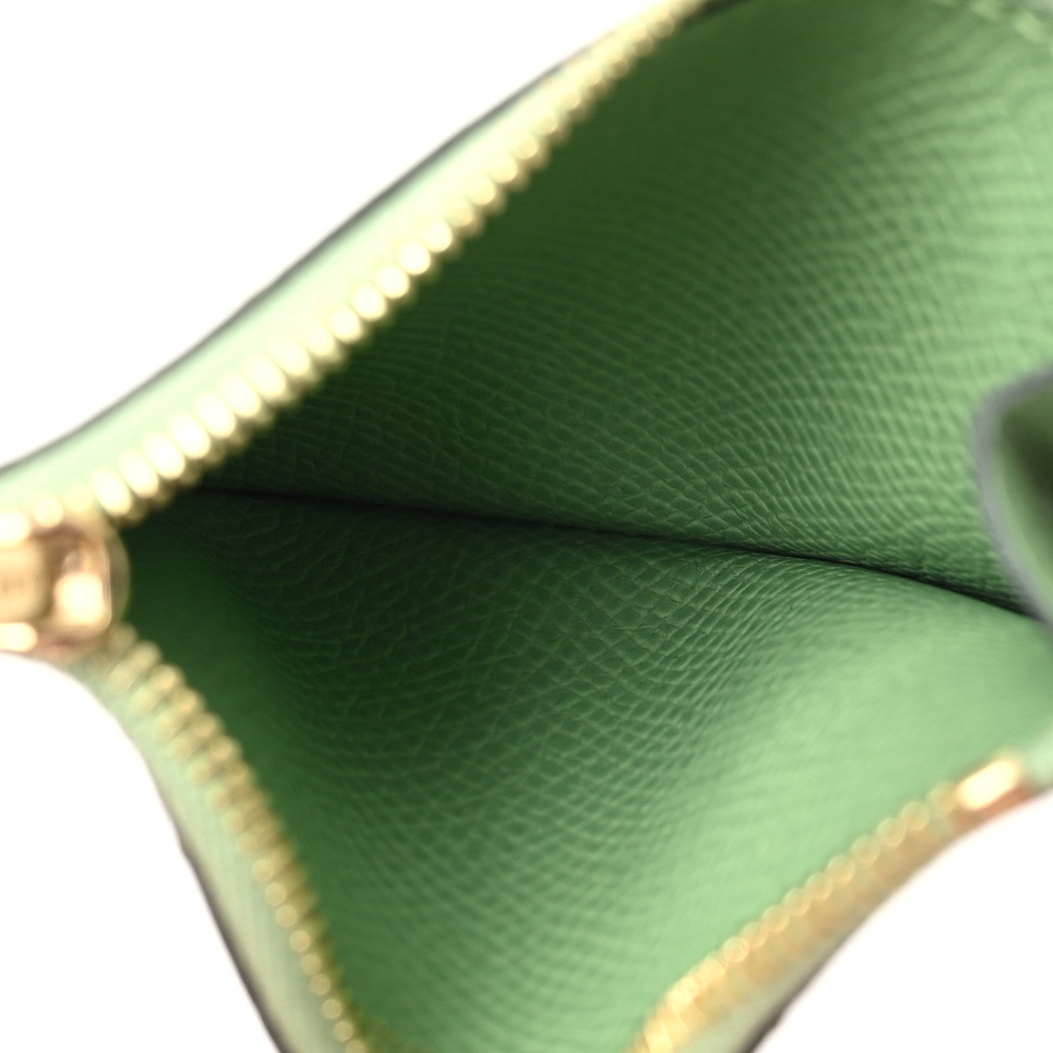 Hermes Epsom Constance Slim Wallet Vert Criquet 7 of 13