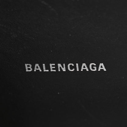 Balenciaga Calfskin Diagonal Allover Logo Print XS Everyday Camera Bag Black White 6 of 9