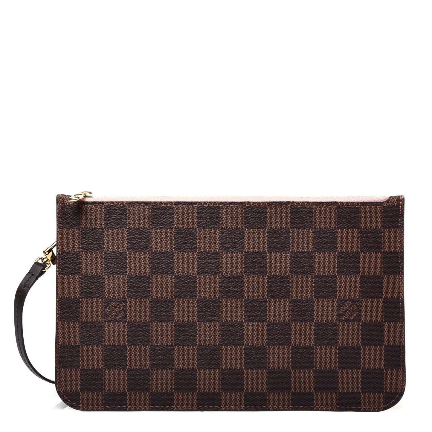 Damier Ebene Neverfull MM GM Pochette Rose Ballerine