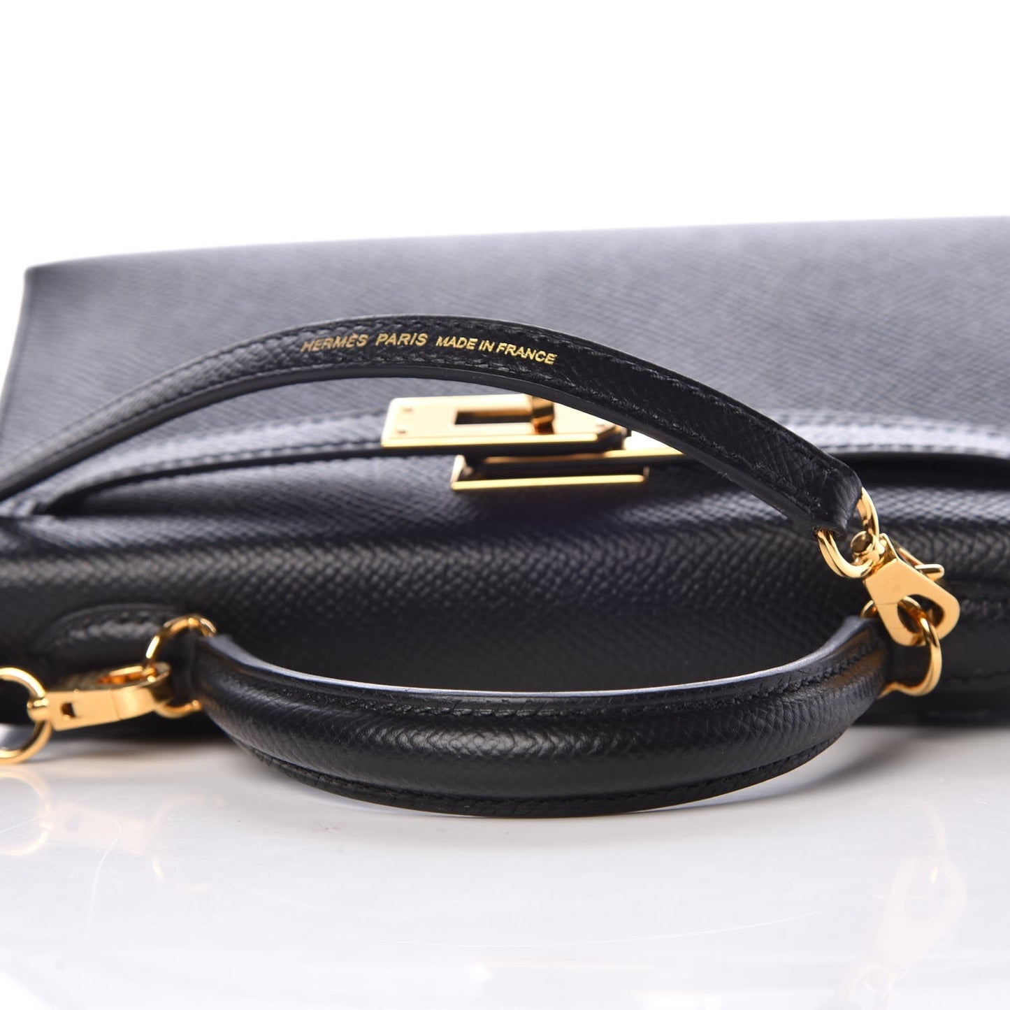 Epsom Mini Kelly Sellier 20 Black