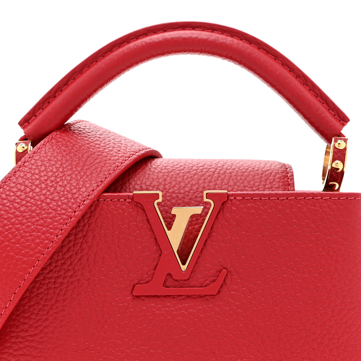 Taurillon Mini Capucines Scarlet