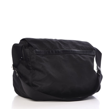 Prada Nylon Vela Messenger Bag Black 3 of 21