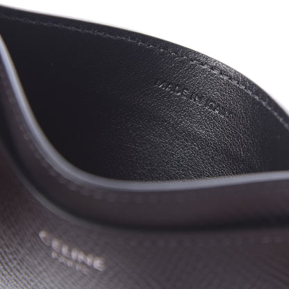 Celine Grained Calfskin Card Holder Black 6 of 7