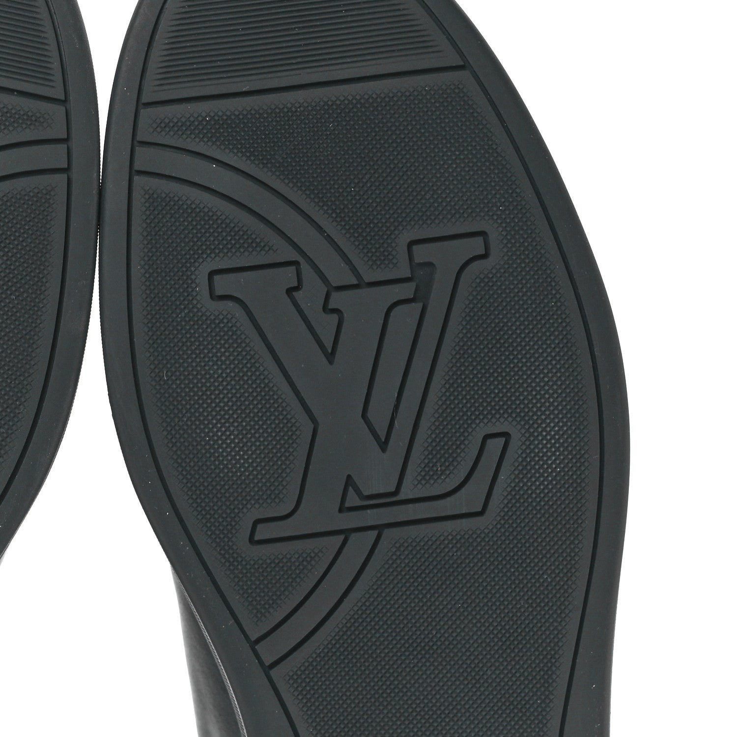 Louis Vuitton Calfskin Damier Graphite High Top Sneakers 8 Black 7 of 9
