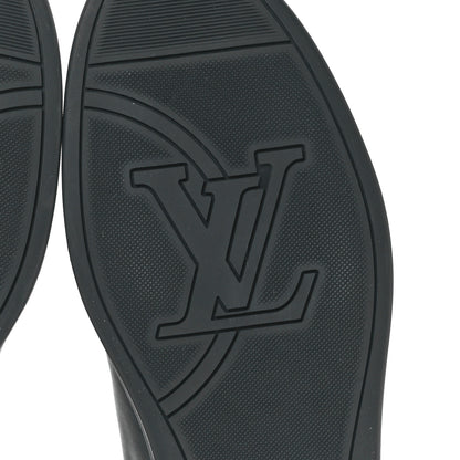 Louis Vuitton Calfskin Damier Graphite High Top Sneakers 8 Black 7 of 9