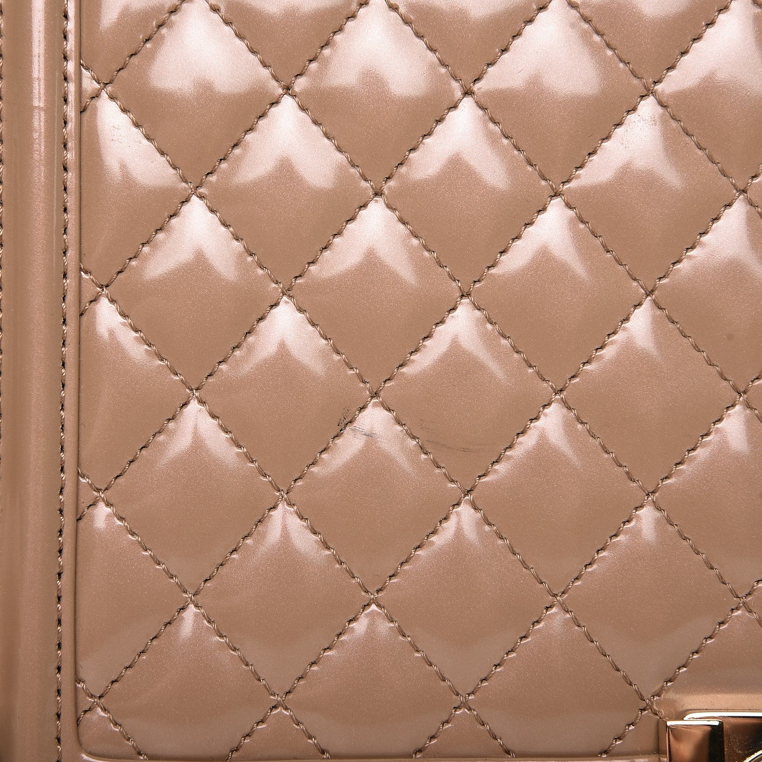 Chanel Iridescent Calfskin Quilted New Medium Boy Flap Dark Beige 9 of 9