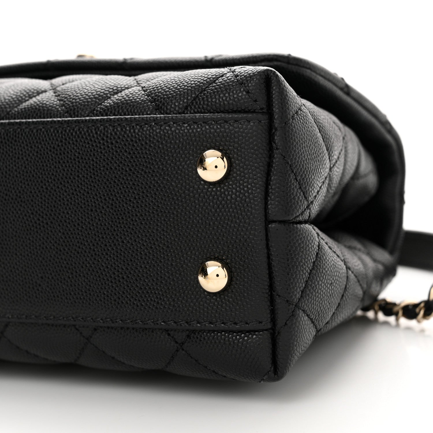 Chanel Caviar Quilted Mini Coco Handle Flap Black 10 of 12