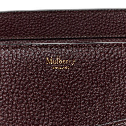Mulberry Grain Vegetable Tanned Calfskin Small Zipped Bayswater Oxblood 7 of 13