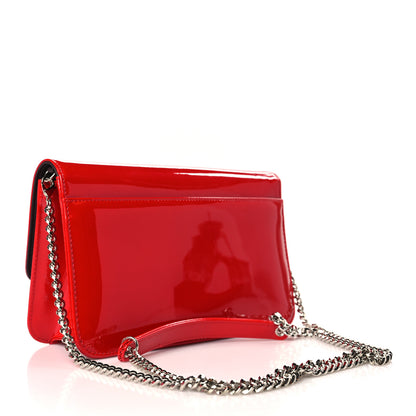 Christian Dior Metallic Box Patent Calfskin Miss Dior Promenade Pouch Red 2 of 10