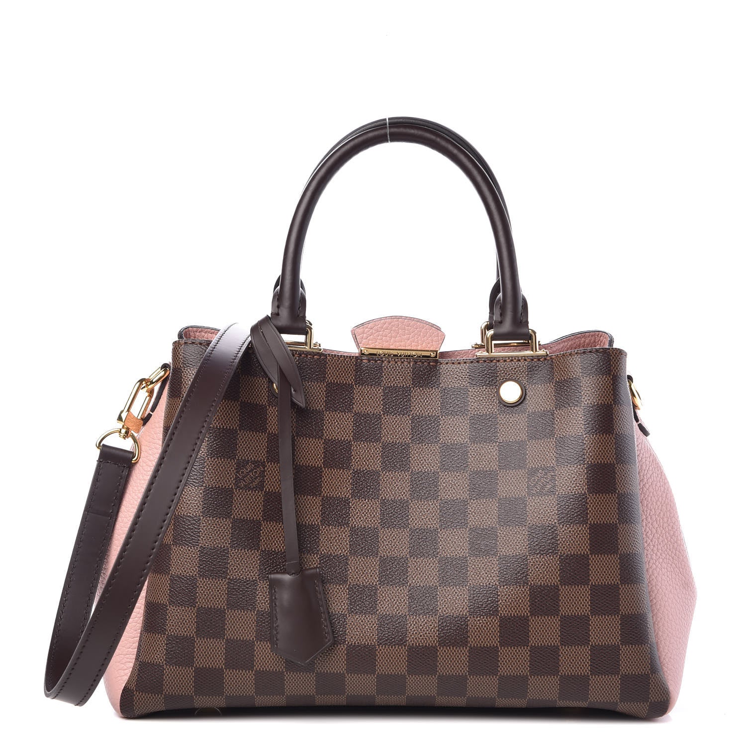 Louis Vuitton Damier Ebene Cuir Taurillon Brittany Magnolia 1 of 11