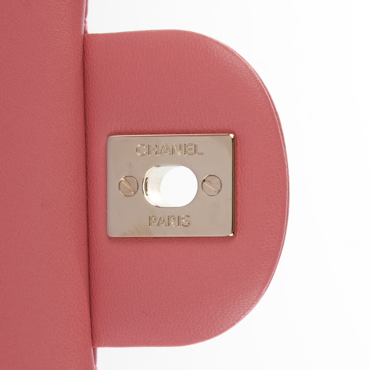 Chanel Lambskin Quilted Valentine Charms Medium Single Flap Pink 8 of 8