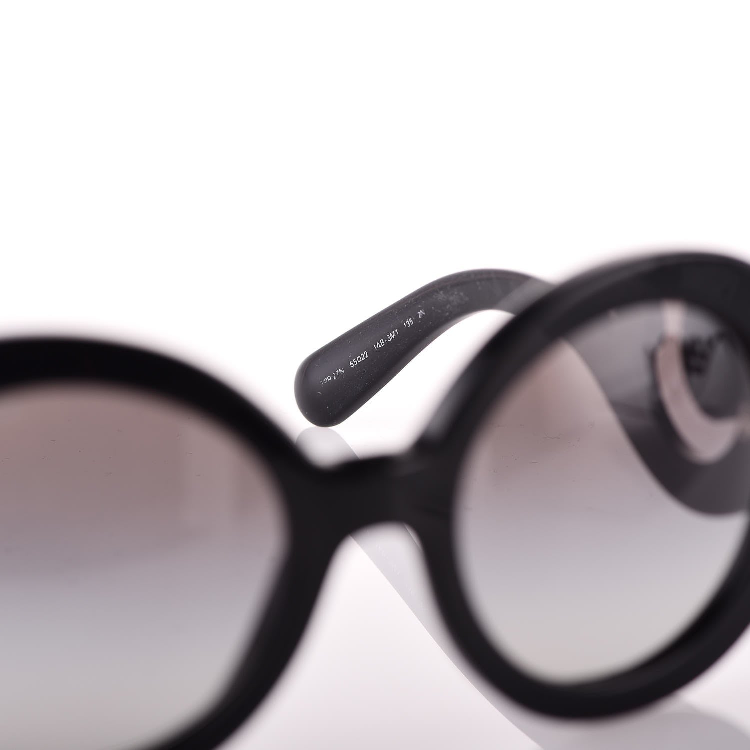 Prada Baroque Sunglasses SPR 27N Black 5 of 9