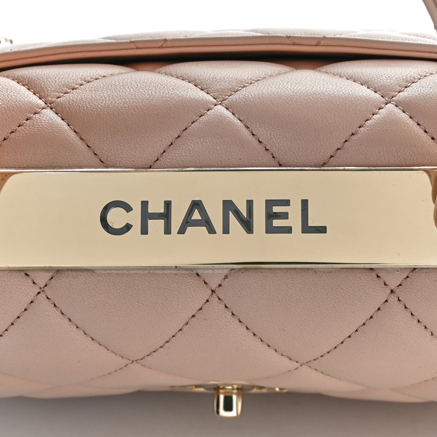 Chanel Lambskin Quilted Small Trendy CC Dual Handle Flap Bag Beige 7 of 11
