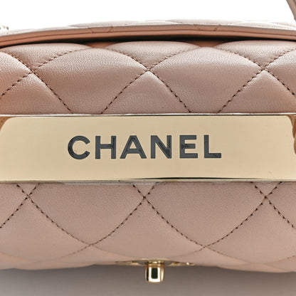 Chanel Lambskin Quilted Small Trendy CC Dual Handle Flap Bag Beige 7 of 11