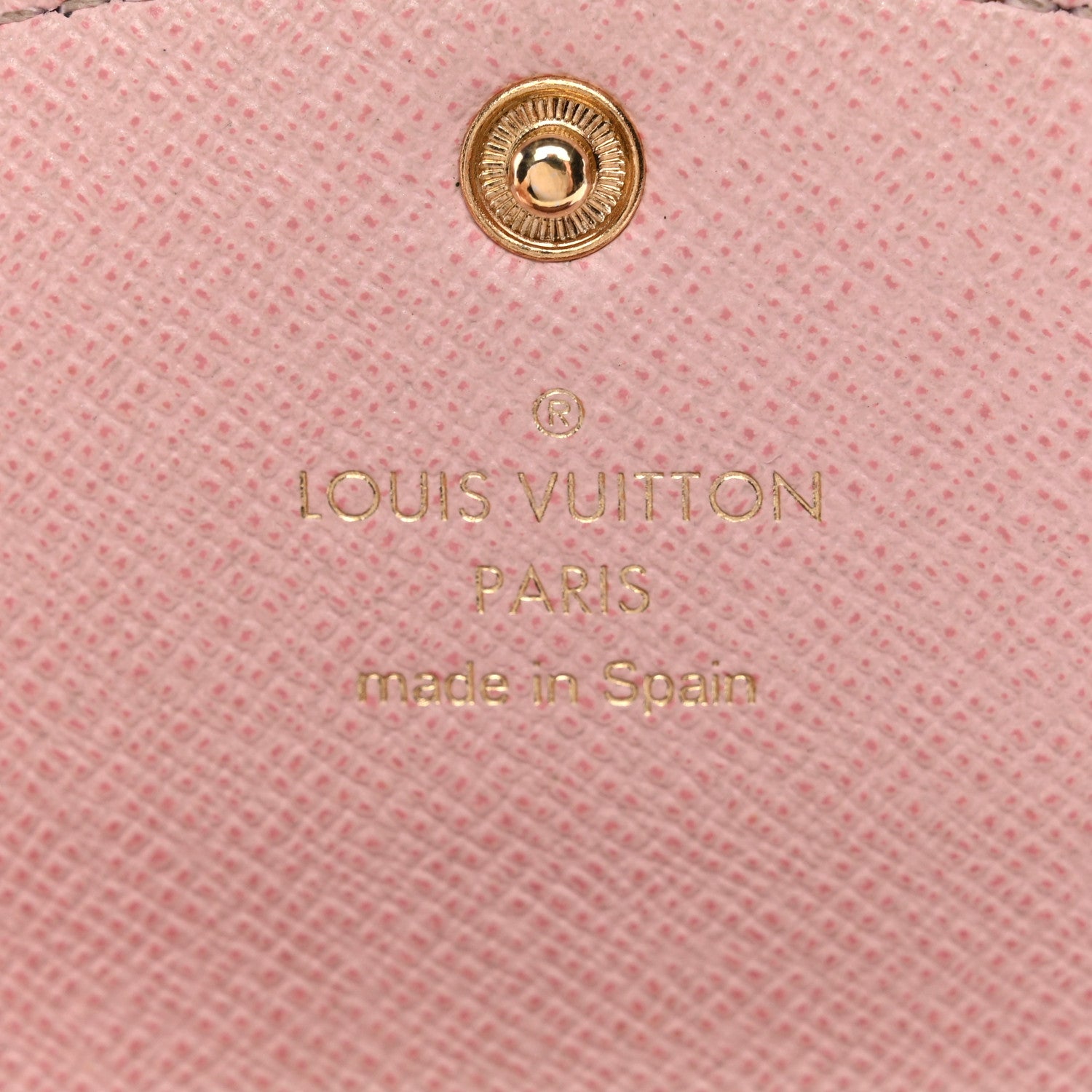 Louis Vuitton Damier Ebene Rosalie Coin Purse Rose Ballerine 6 of 9