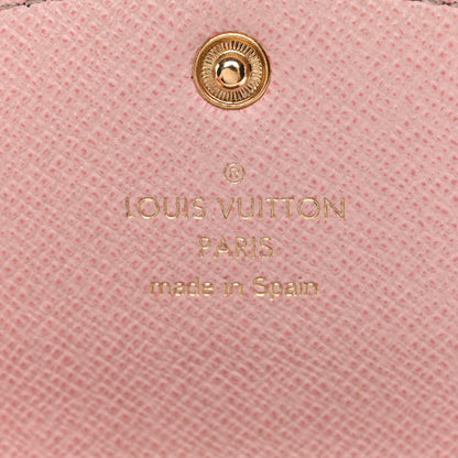 Louis Vuitton Damier Ebene Rosalie Coin Purse Rose Ballerine 6 of 9