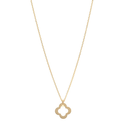 Van Cleef & Arpels 18K Yellow Gold Byzantine Alhambra Pendant Necklace 1 of 6