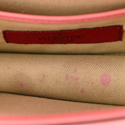 Valentino Garavani Vitello Mini Glam Lock Rockstud Flap Paradise Rose 6 of 9