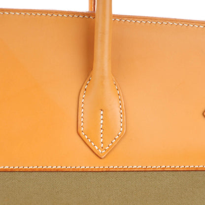 Hermes Natural Barenia Toile Birkin 40 32 of 32