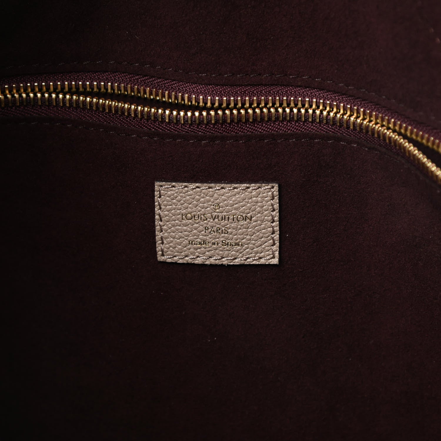Louis Vuitton Empreinte Monogram Giant Neverfull MM Tourterelle 7 of 12