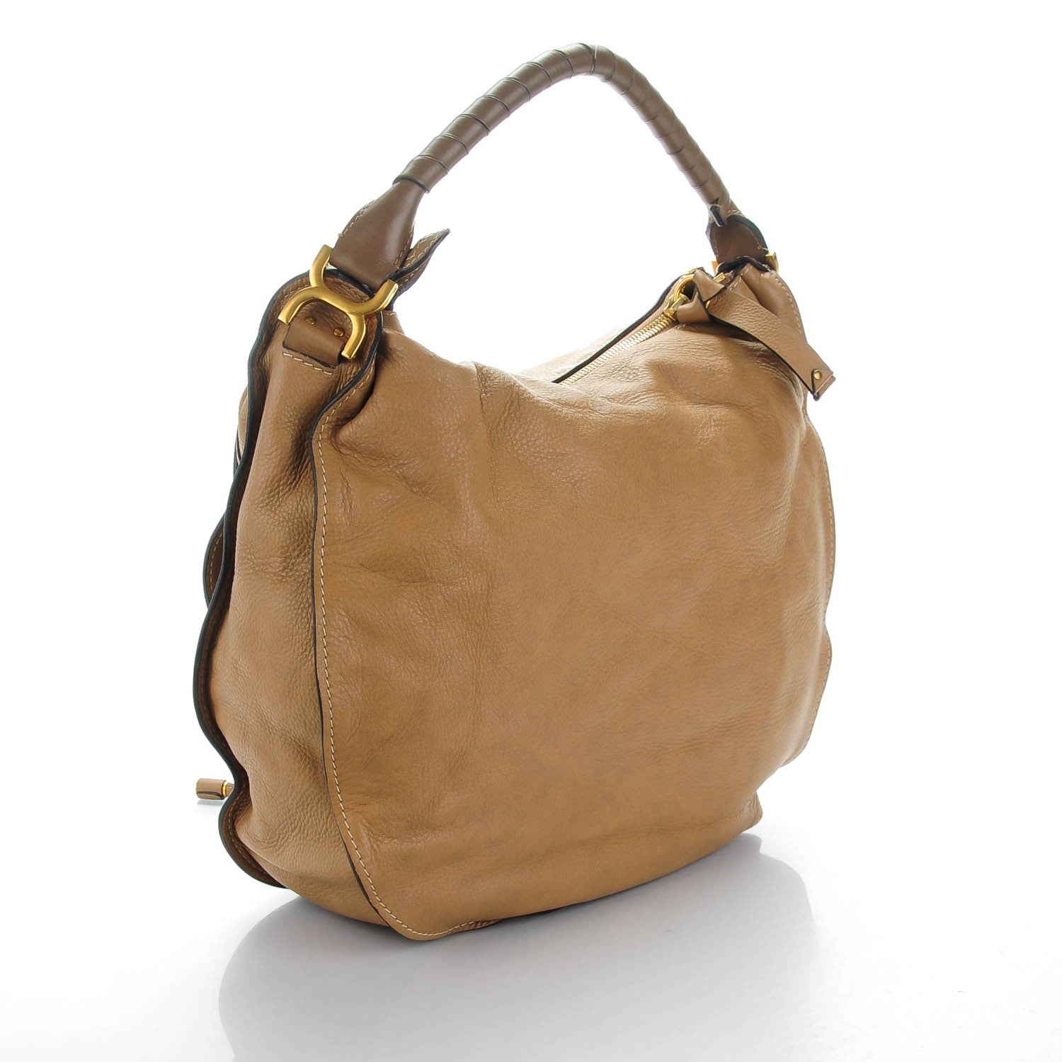 Chloe Calfskin Large Marcie Hobo Nut 3 of 8