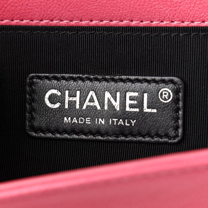Chanel Calfskin Quilted Medium Boy Flap Pink 6 of 10