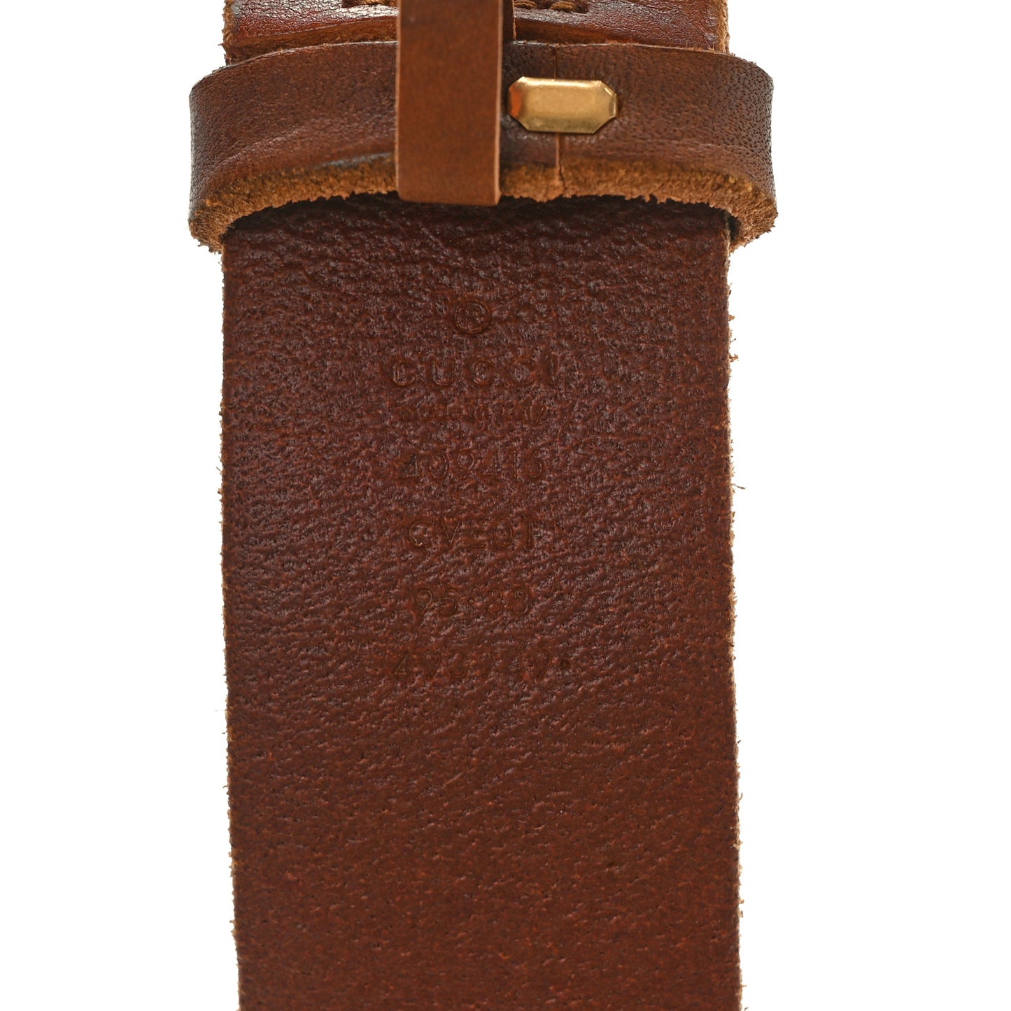 Faded Calfskin Double G 40mm Belt 95 38 Cuir