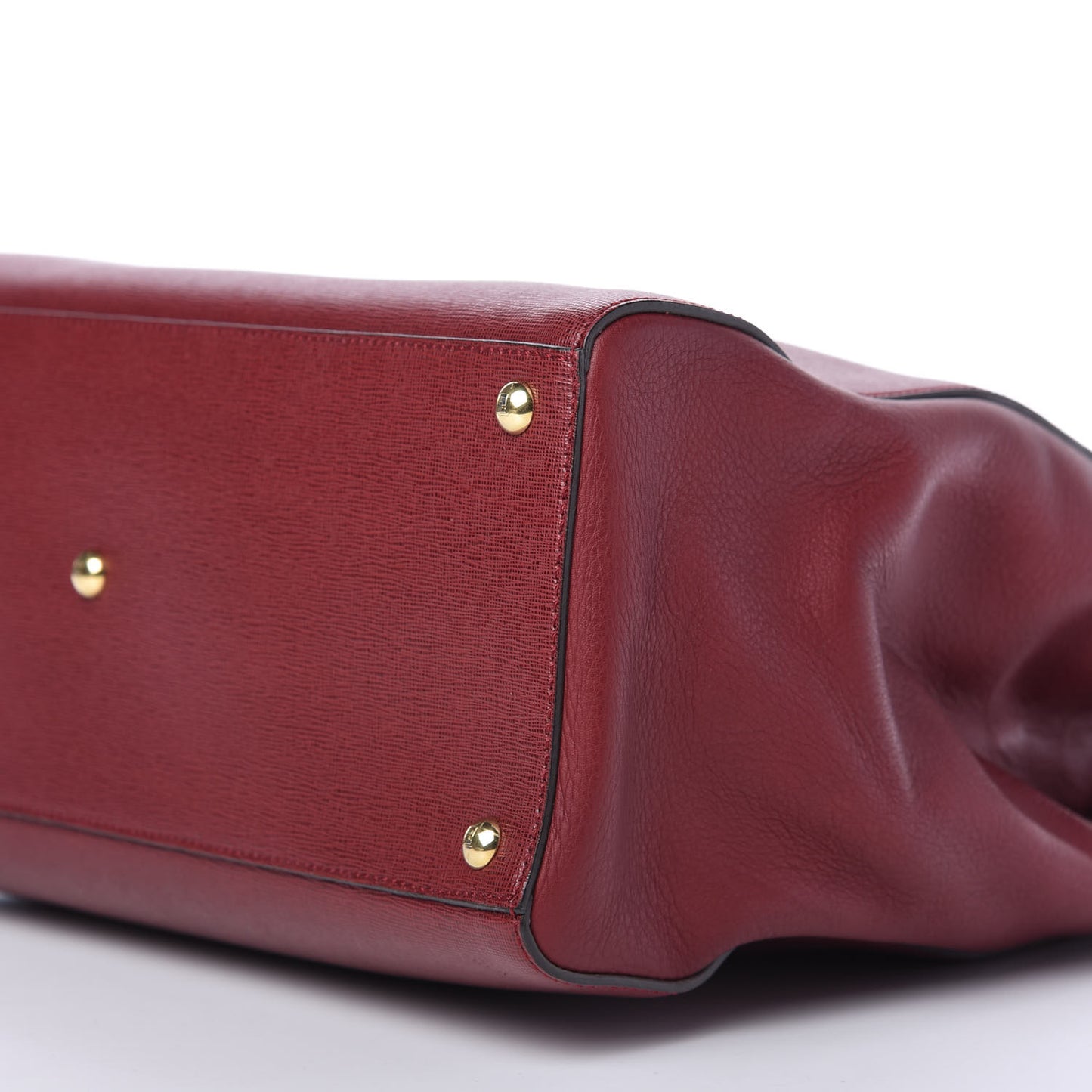 Vitello Elite Regular 2Jours Tote Rosso Scuro Ciliegia