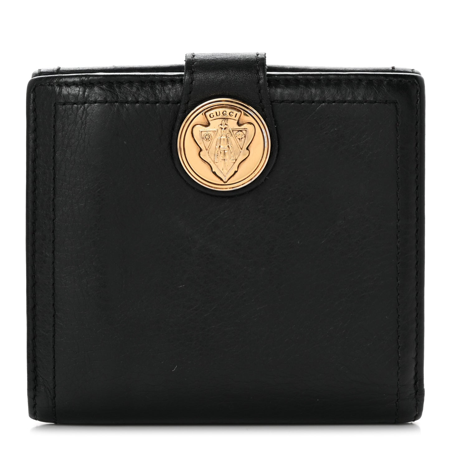Calfskin Hysteria French Wallet Black