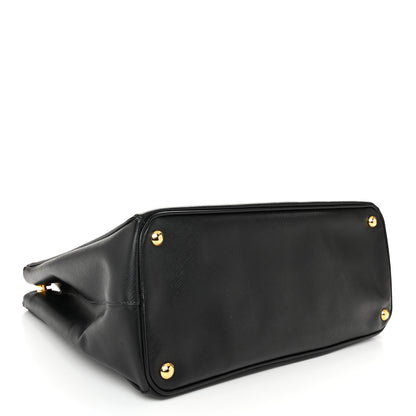 Prada Saffiano Large Galleria Double Zip Tote Black 4 of 14