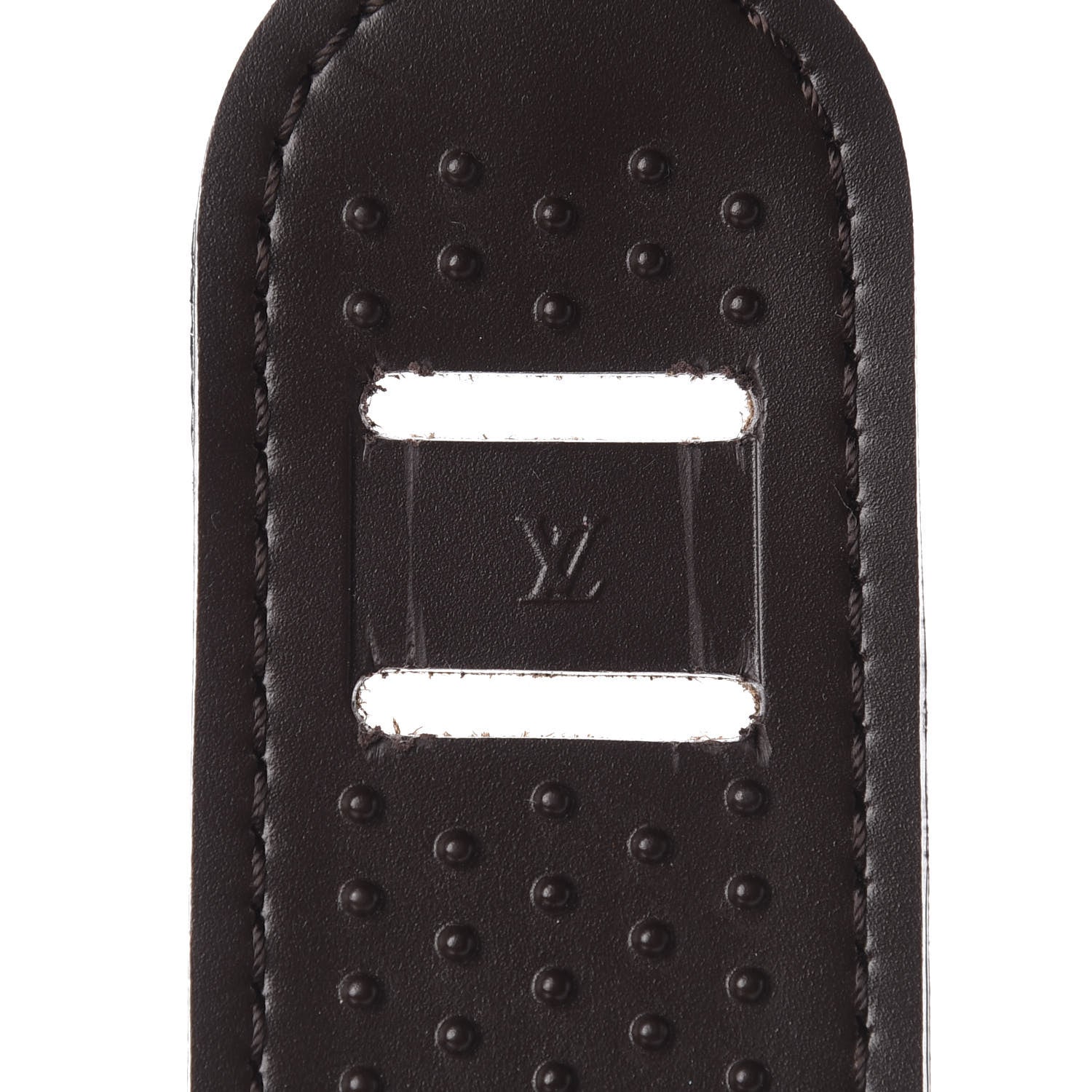 Louis Vuitton Calfskin Shoulder Strap Pad Brown 4 of 5